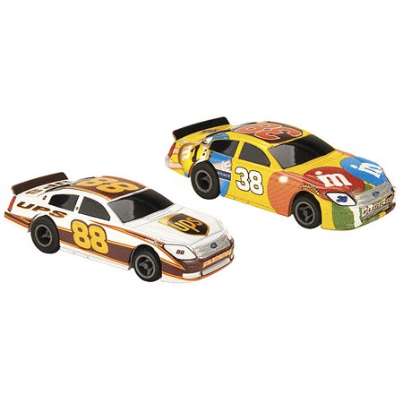 NASCAR Twin Pack #88 UPS / #38 M&M's Electric Slot Cars Life-Like Products -433-9033