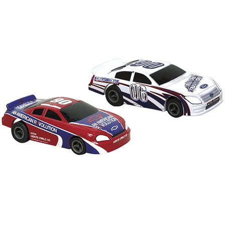 NASCAR Twin Pack Ford vs. Chevy Electric Slot Cars Life-Like Products -433-9040
