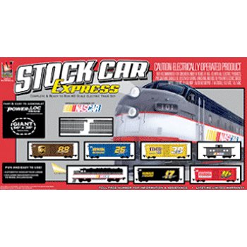 Stock Car Express NASCAR Train Set Life-Like Products 2006 -433-8870