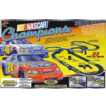NASCAR Champions Electric Slot Car Racing Set Life-Like Products -433-9010