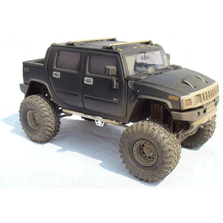 Black H2 Hummer 1/24 Diecast SUT -Dusty Version