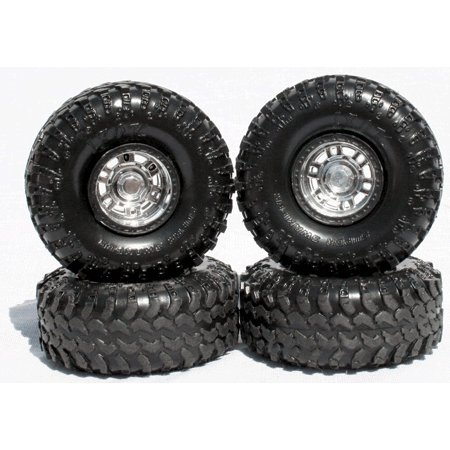 Universal IROK Super Swampers "Stealth Black" 1/24 Tire Set