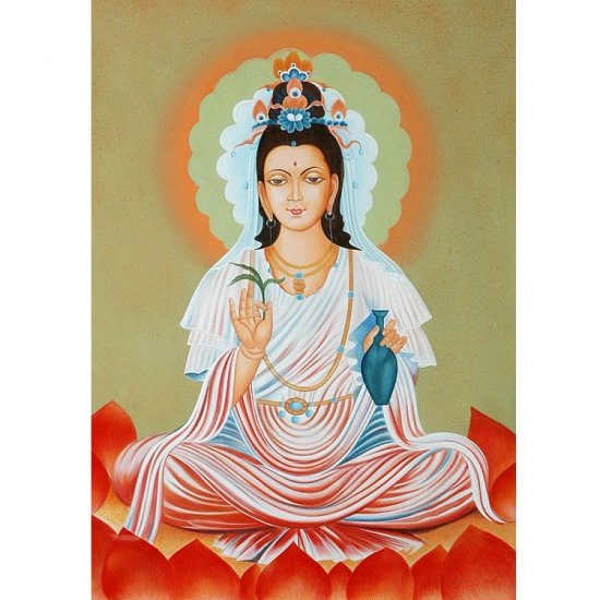 Ever Graceful Kuan Yin Painting