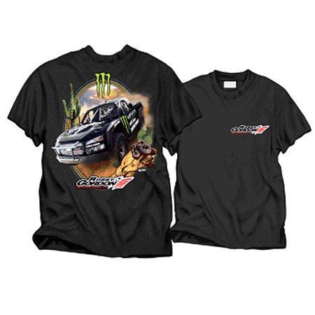 Robby Gordon Black Baja Off Road Monster Truck Tee