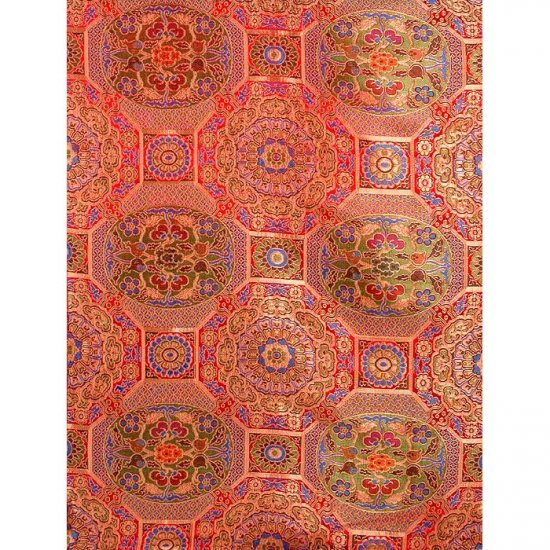 Multi-Color Tibetan Floral Brocade