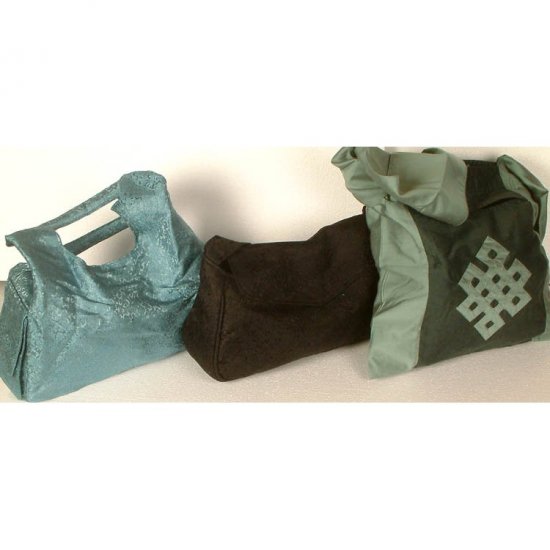 Assorted Lot of Three Handbags from Banaras