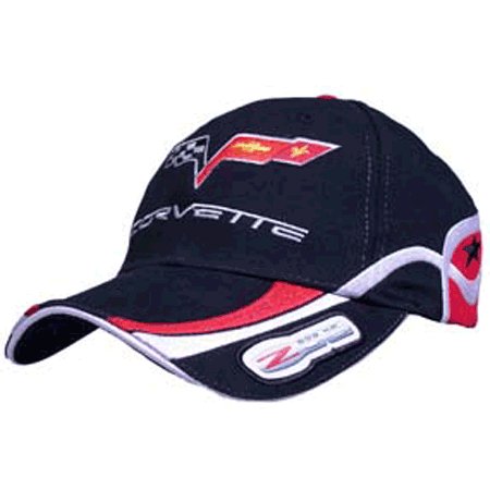 Corvette C6 Z06 505 HP Highly Detailed Embroidered Cap BLACK