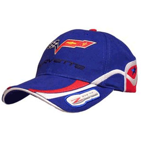 Corvette C6 Z06 505 HP Highly Detailed Embroidered Cap BLUE