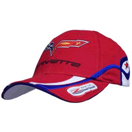 Corvette C6 Z06 505 HP Highly Detailed Embroidered Cap RED