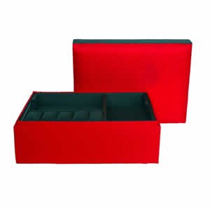 Clark Jewelry Box - Red