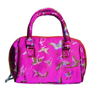 Silk Butterfly Bag - Fuchsia