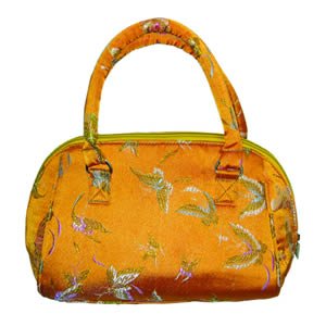 Silk Butterfly Bag - Orange