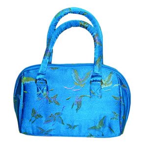 Silk Butterfly Bag - Teal