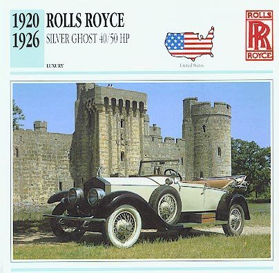 1920 21 22 23 24 25 1926 ROLLS ROYCE SILVER GHOST COLLECTIBLE COLLECTOR NICE