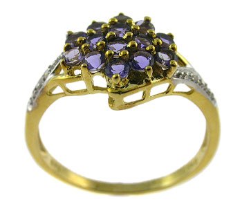 #101. 10K Yellow Gold Elegant Ring (GRR138)