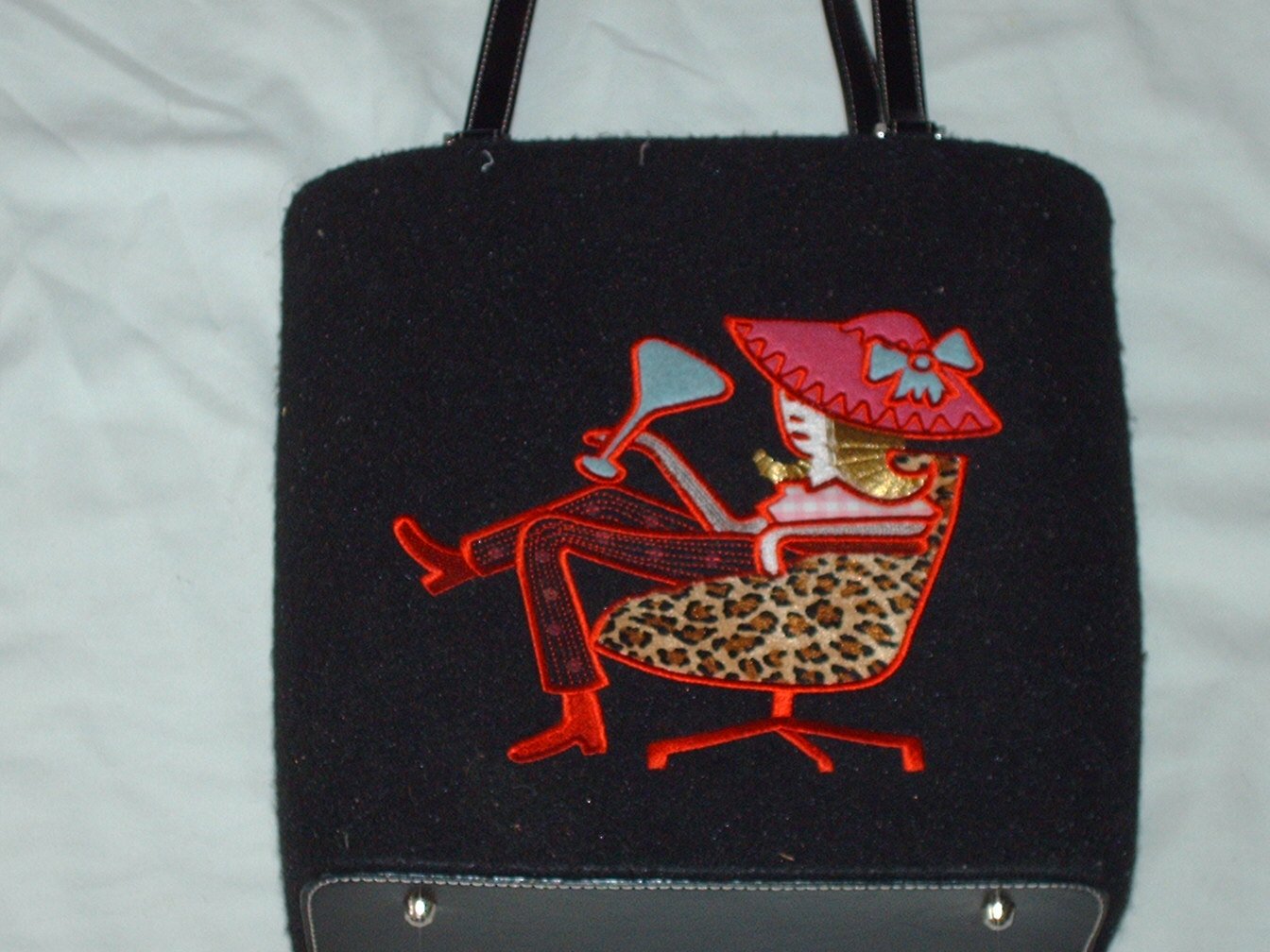 Red Hat Martini Lady Purse Handbag
