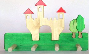 C112050902 - Children's Clothes Rack - Castle