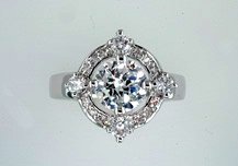 Lds Cubic Zirconia Fashion Ring #628