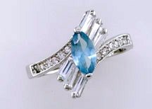 Lds Cubic Zirconia Fashion Ring #684