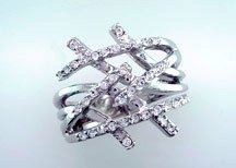 Lds Cubic Zirconia Fashion Ring #695