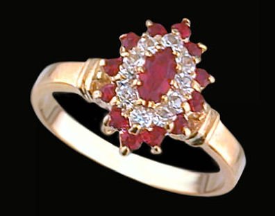 Lds Cubic Zirconia Fashion Ring #1276