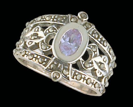 Lds Sterling Silver Ring #4043