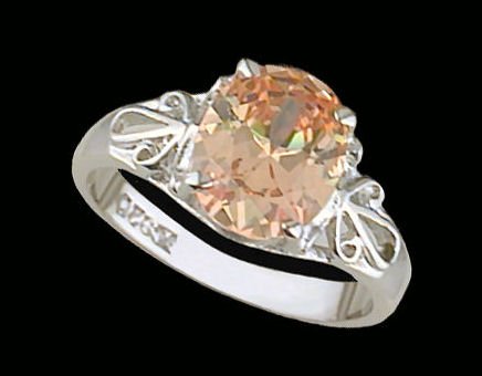 Lds Sterling Silver Ring #4195