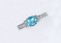Lds Sterling Silver Ring #4417