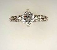 Lds Sterling Silver Ring #4421