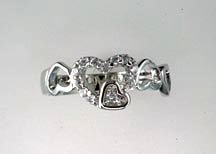 Lds Sterling Silver Ring #4434