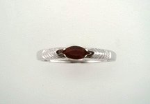 Lds Sterling Silver Ring #4440