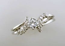 Lds Sterling Silver Ring #4447