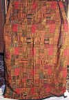 Red & Earth TonesGuatemalan Patchwork Quilt king size
