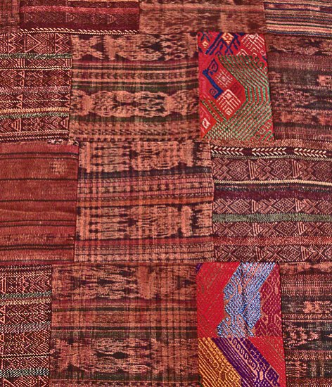 Huipile Guatemalan Patchwork Quilt Huipile Guatemalan Patchwork Quilt Queen size