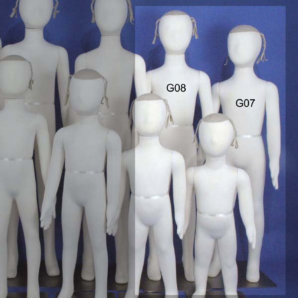 G07 + G08 Totally Flexible & Bendable Girl Mannequins