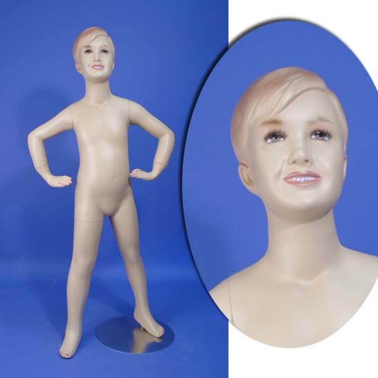 Brand New 513N Flesh Tone Full Size Boy Mannequin Â