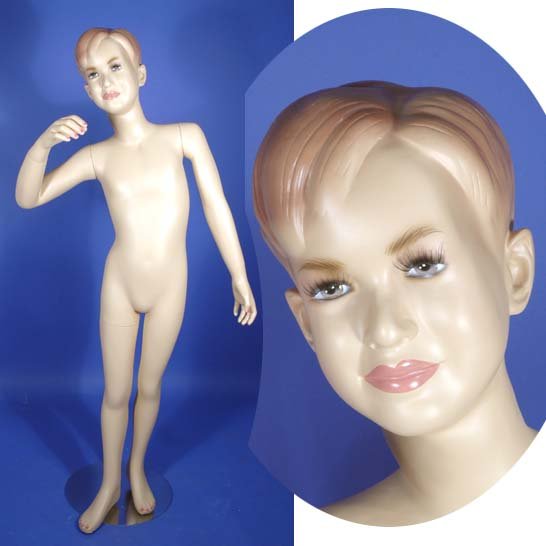 Brand New 594N Flesh Tone Full Size Boy Mannequin