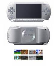 PSP Sony Playstation Portable Silver Bundle with 40+ Games