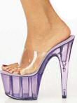 Center-Stage - Women's Platform Sandal with Color Tint Size 9