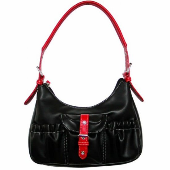 Shoulder Bags,Single Strap Handbags with Front Buckled Pocket