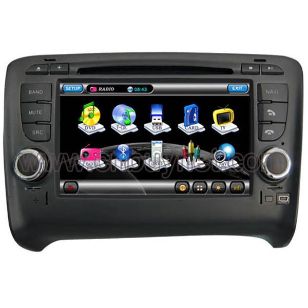 Audi TT 2006-2011 GPS Navi Vedio Player with Radio,TV, Ipod