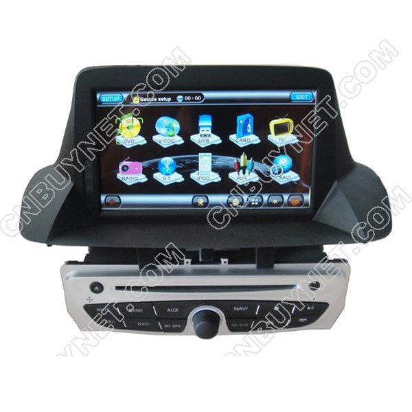 Renault Megane III 2009 - 2011 GPS Navigation DVD Player, TV