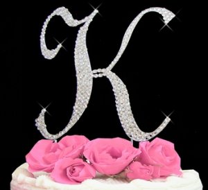 Swarovski Crystal Wedding Cake Topper