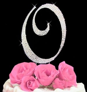 Swarovski Crystal Wedding Cake Topper