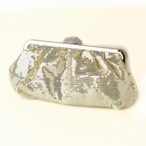Gold Sequin & Rhinestone Evening Bag 320