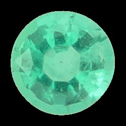 3.7X3.7 mm. Green Round SKU: G775537905