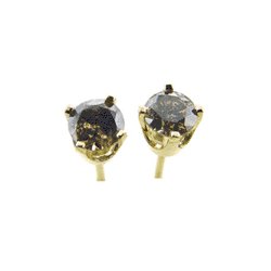 1.00 Cts. Diamond 14k Gold Earrings