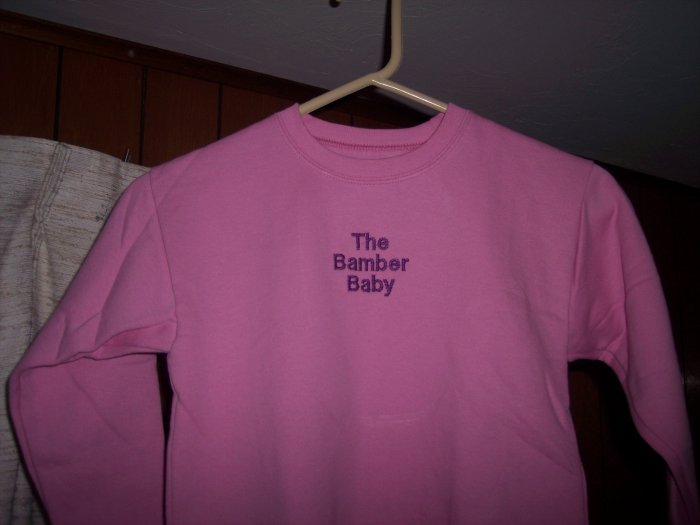 Childs Nickname Custom Embroidered T shirt