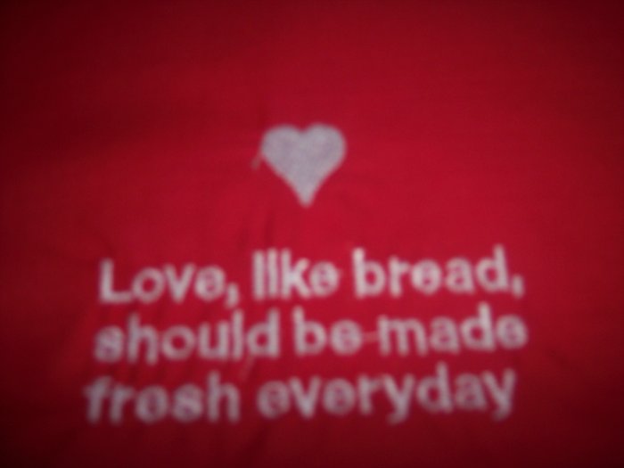 Valentines Day Love Heart Custom Embroidered T Shirt