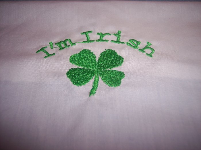 I'm Irish Custom Embroidered Childs T Shirt